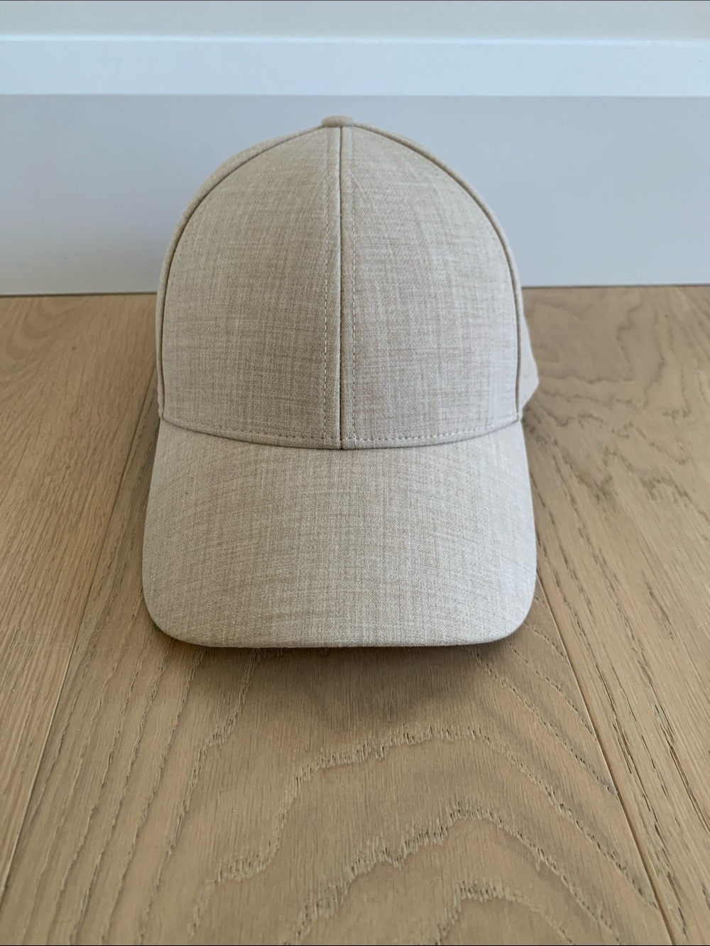 Aritzia Linen-Textured Baseball Cap - Sand